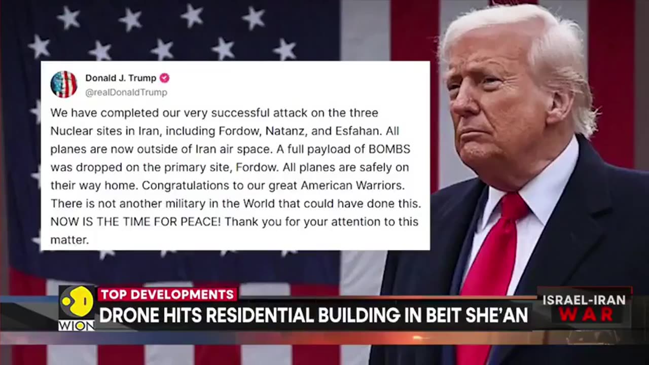 BREAKING: ZIO TRUMP BOMBS IRAN 💣💣💣 NUCLEAR SITES [AS EXPECTED]