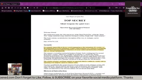 The 'Quiet War' Manual: Silent Weapons and Social Engineering