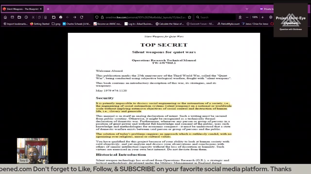 The 'Quiet War' Manual: Silent Weapons and Social Engineering