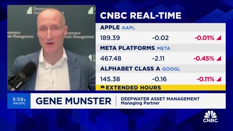 Gene Munster of Deepwater explains why Google, Apple, and Meta are the "Three AI Amigos."