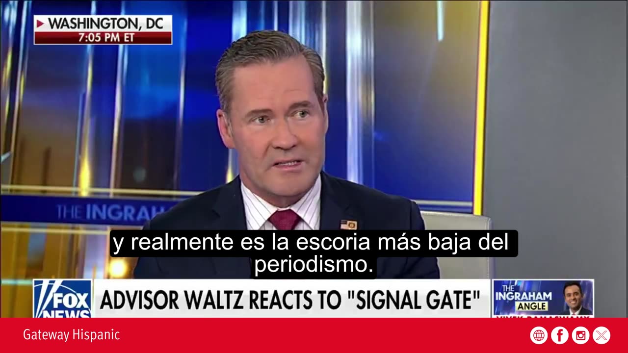 Advisor Waltz reacts to Signal Gate