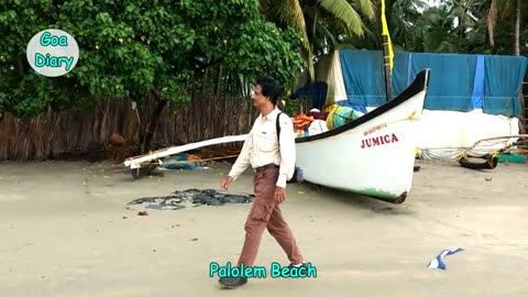 Fishing Boats In Palolem- Goa Travel Vlogs