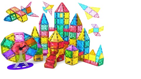 Educational Magnet Construction Kit Stacking STEM Toys