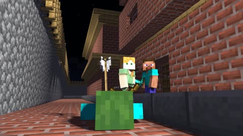 Mutant Zombie VS Alex | Minecraft Animation