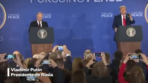 Putin revela qué palabras le dijo a Trump al saludarse en el aeródromo de Anchorage