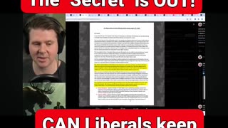 Bomb shell secret is out can the liberals keep hiding this