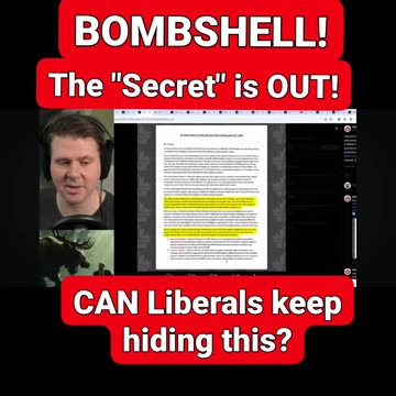 Bomb shell secret is out can the liberals keep hiding this