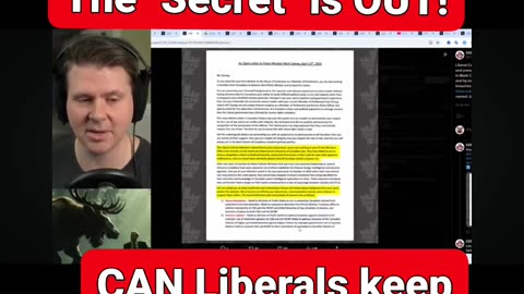 Bomb shell secret is out can the liberals keep hiding this
