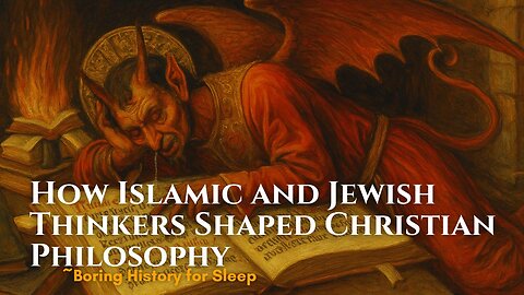 How Islamic and Jewish Thinkers Shaped Christian Philosophy | Boring History for Sleep
