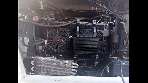 My water pump and radiator Project 454 chevy motor home