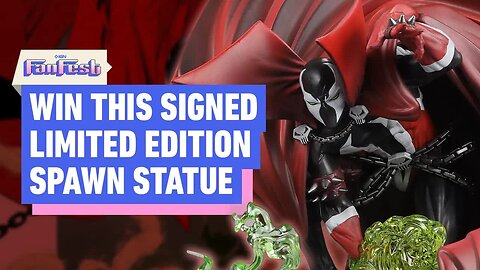 Unboxing Signed Spawn - Black, White & Red All Over Limited Edition Statue _ IGN Fan Fest 2025