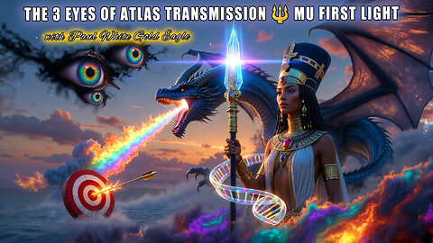 THE 3 EYES OF ATLAS TRANSMISSION 🔱 MU FIRST LIGHT 🕉 BULLSEYE ACTIVATION 🕉 The Seventh Generation 🙏🕉