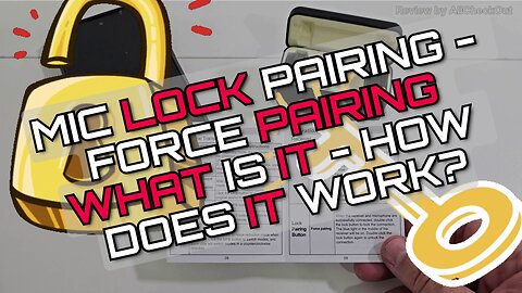 Lavalier Microphone Lock Pairing - Force Pairing - What Is It And How Does It Work?