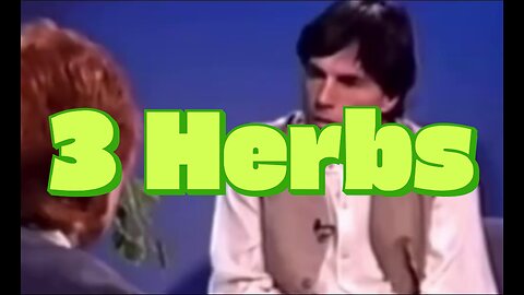 3 Herbs That Cure Cancer Which is A Parasitic Infestation!