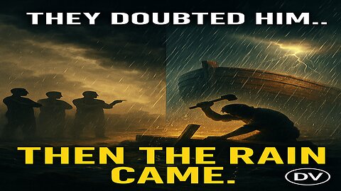 Proof Comes with the Rain – Noah’s Faith Ignored the Crowd