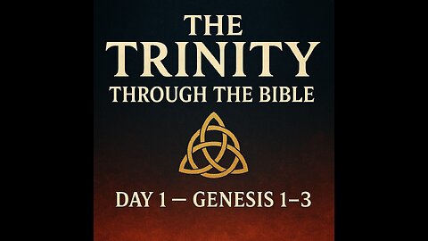 Day 1 — Genesis 1–3: The God Who Creates, Speaks, and Walks