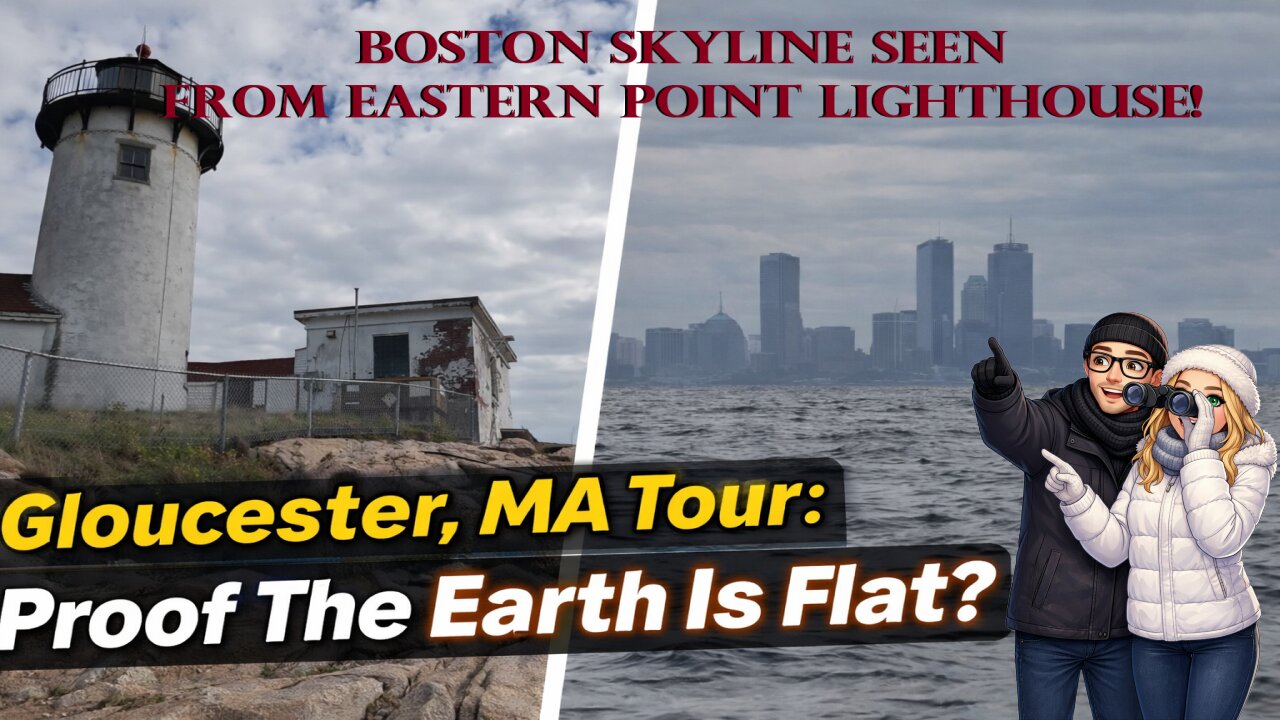 Is This Proof the Earth Is Flat?! 😳 | Gloucester, MA Lighthouse Tour