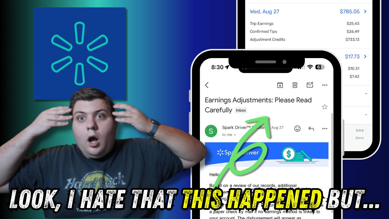 Walmart Spark Gives an "Earnings Adjustment" to Drivers?!