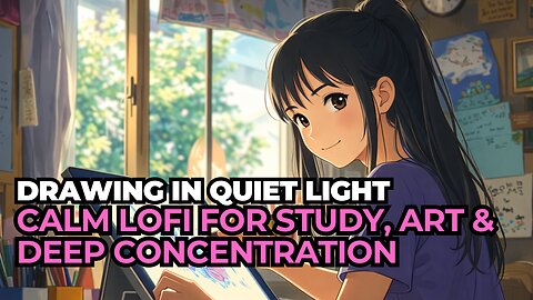 Sunlit Sketches & Soft Beats | Creative Lofi for Focus and Flow