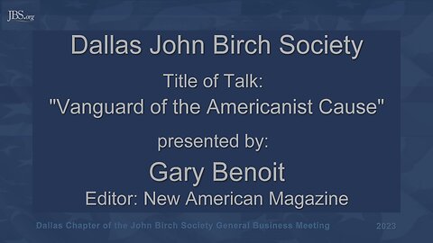 VANGUARD OF THE AMERICANIST CAUSE