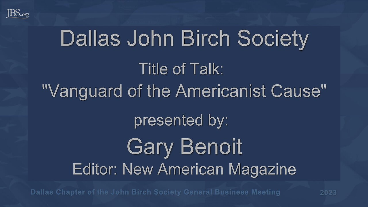 VANGUARD OF THE AMERICANIST CAUSE