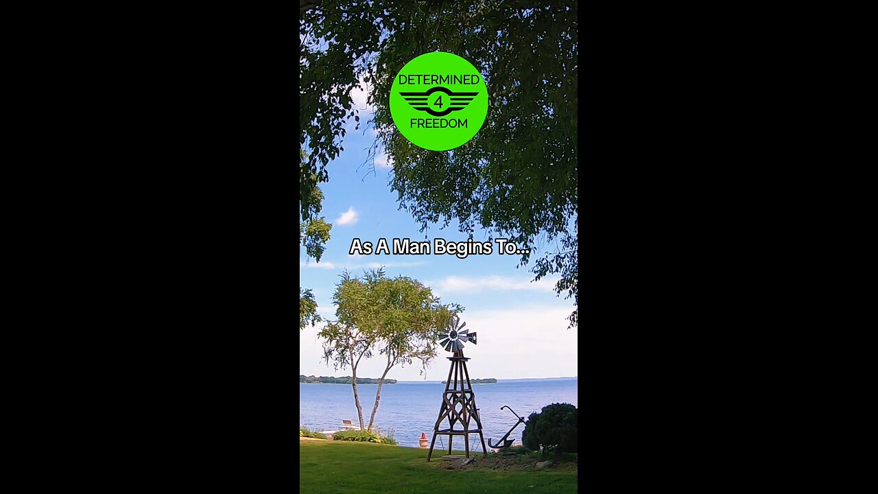 As A Man Begins To...