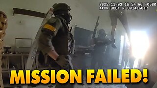 Florida man CRASHES through ceiling into the warm embrace of SWAT team's arms