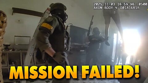 Florida man CRASHES through ceiling into the warm embrace of SWAT team's arms