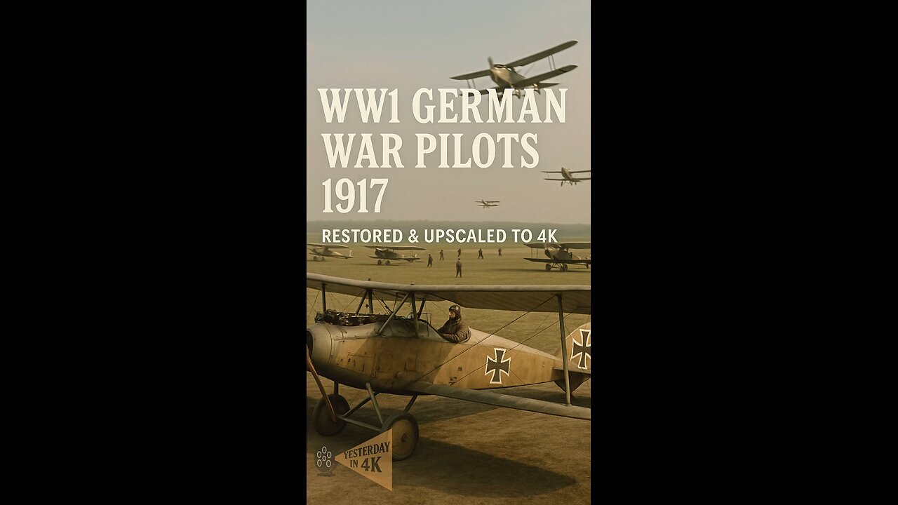 Sky Kings of WW1: Rare German Pilot Archives Restored & Upscaled! đŠī¸đ