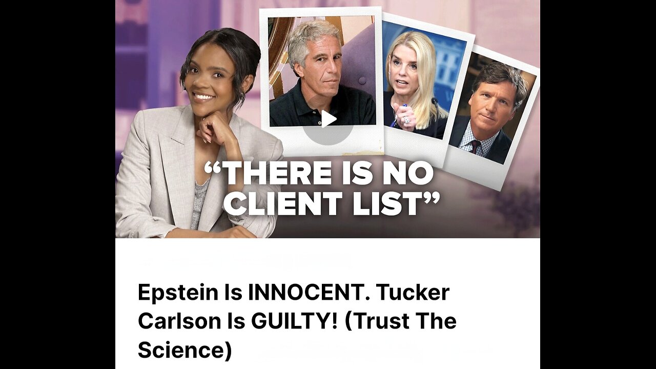 Epstein case is Officially closed and he didn’t have a client list!? . Also, Tucker Carlson is in deep trouble..Coming up !