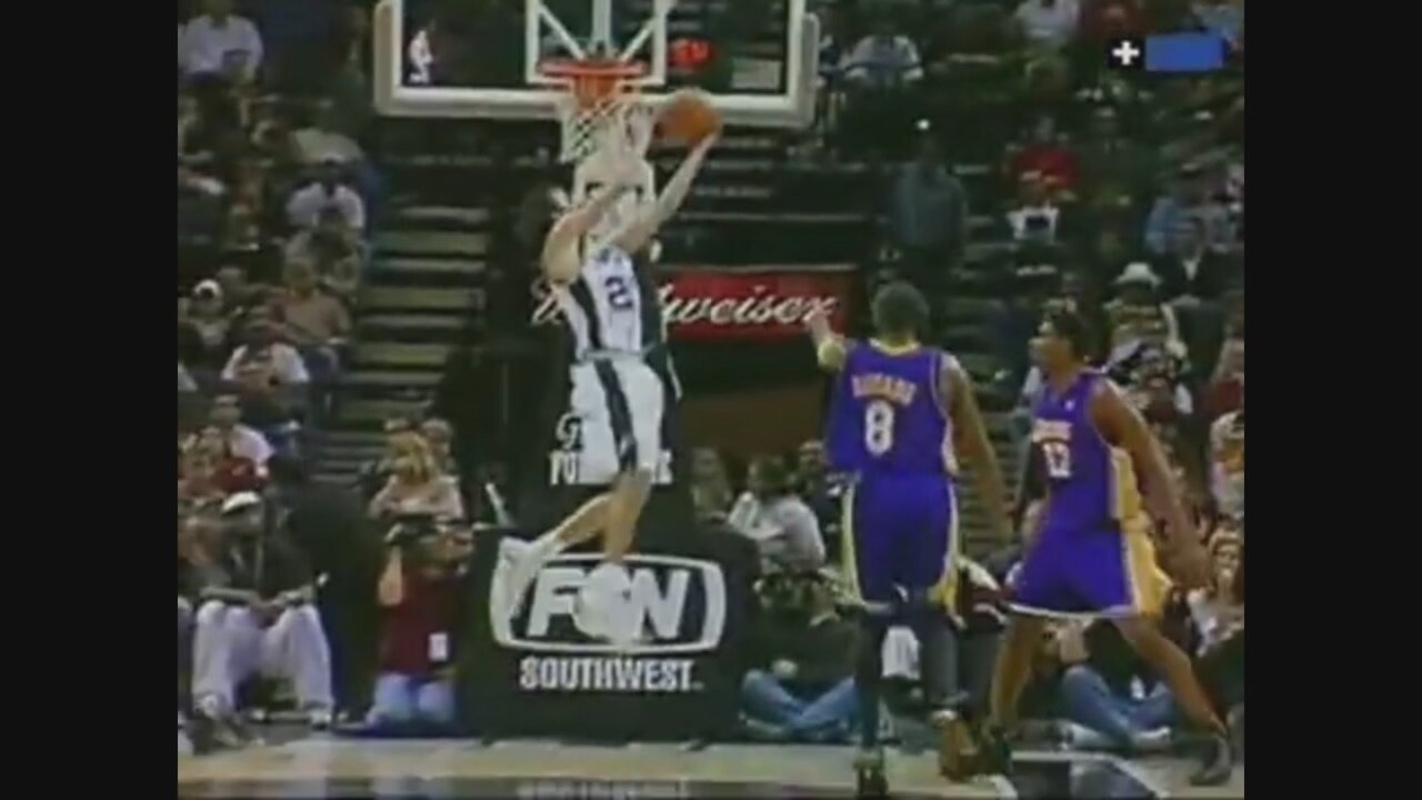 Manu Ginobili 22 Points Vs. Lakers, 2005-06.