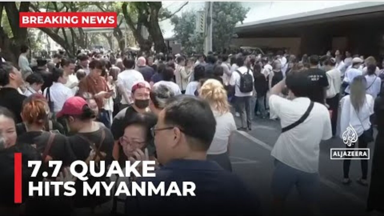 Two powerful earthquakes hit Myanmar