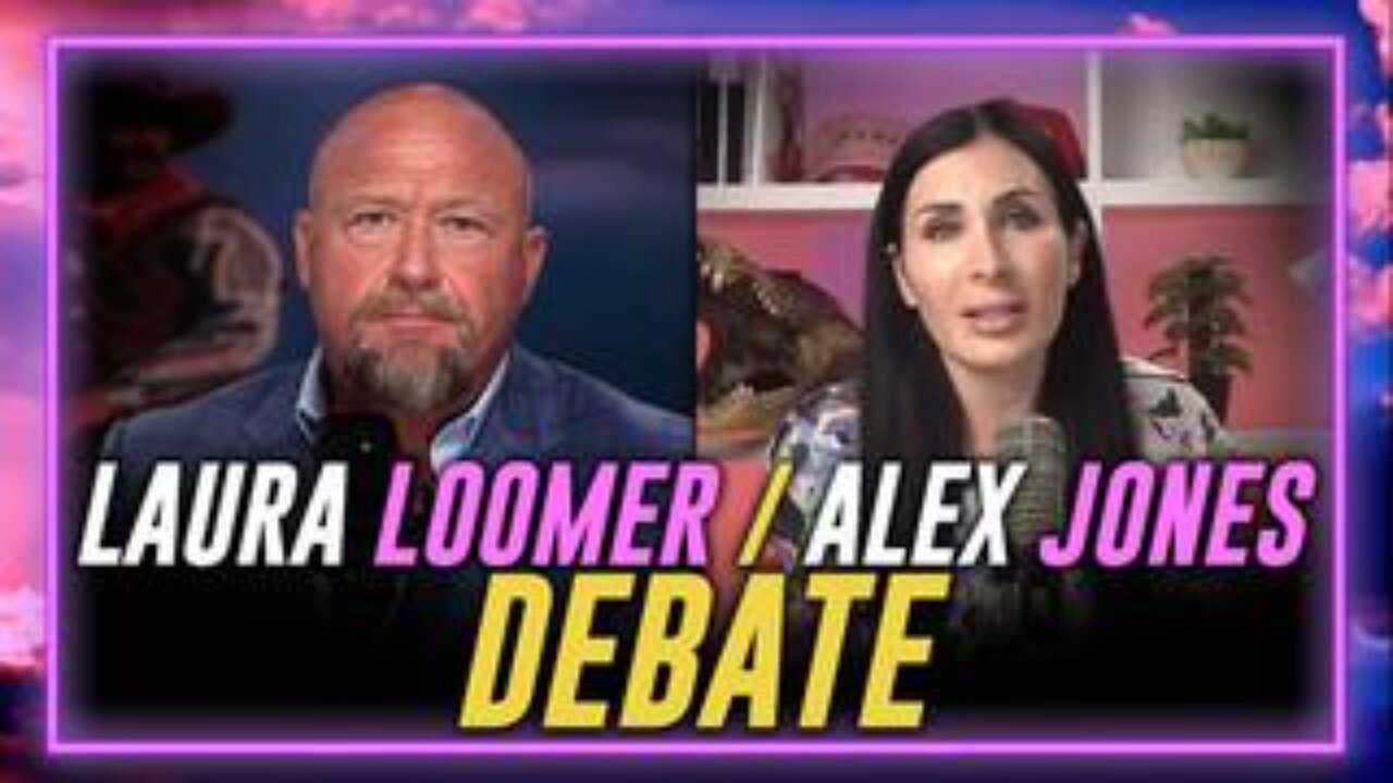 Laura Loomer / Alex Jones Debate On The Israel-Iran War!
