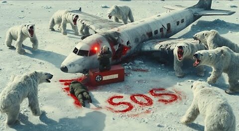 He fell into polar bear territory and now he has to survive