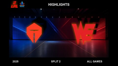 TES vs WE ALL GAMES Highlights - LPL 2025 Split 2 - Top Esports vs Team WE