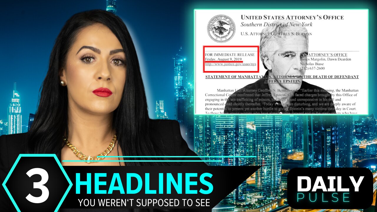 Epstein Death Statement Drafted Day Before His 'Death' | Daily Pulse Ep 193
