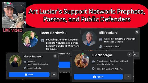 🚨 Art Lucier’s Support Network: Prophets, Pastors, and Public Defenders