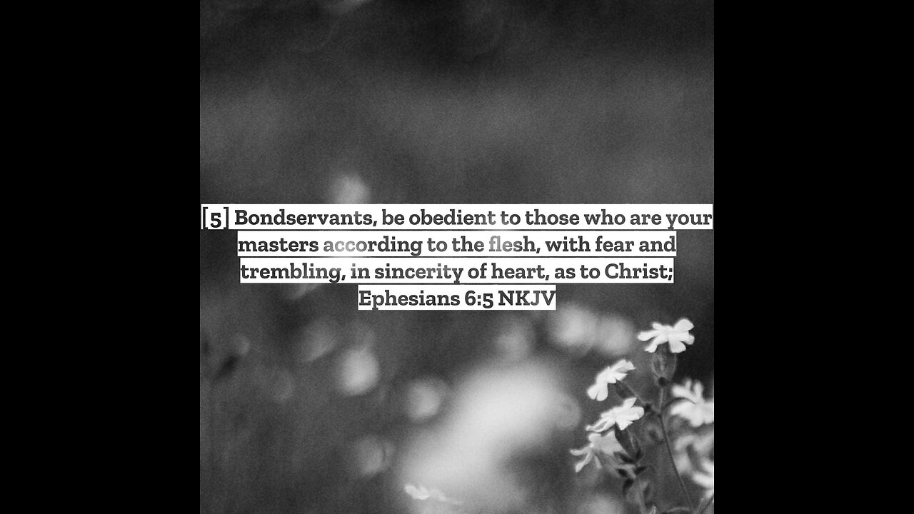 Who Is Your Master? Ephesians 6:5-9 #sermon