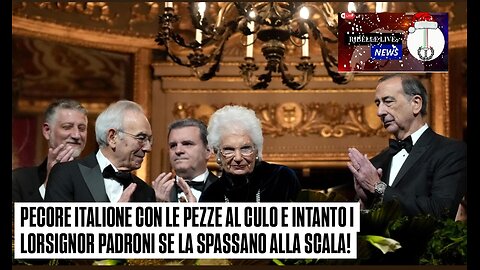PEC0RE ITALI0NE CON LE PEZZE AL CUL0 E INTANTO I LOR SIGNOR PADRONI SE LA SPASSANO ALLA SC4LA!