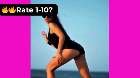 🔥 Rate Her Body on Rollerskates in These Short Black Shorts 1-10? 😍 Supermodel 4K