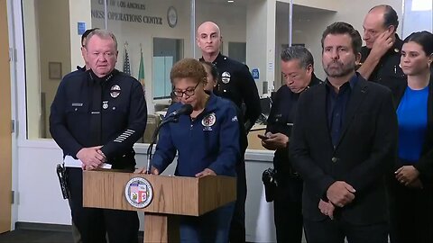 Los Angeles Mayor Bass orders curfew.