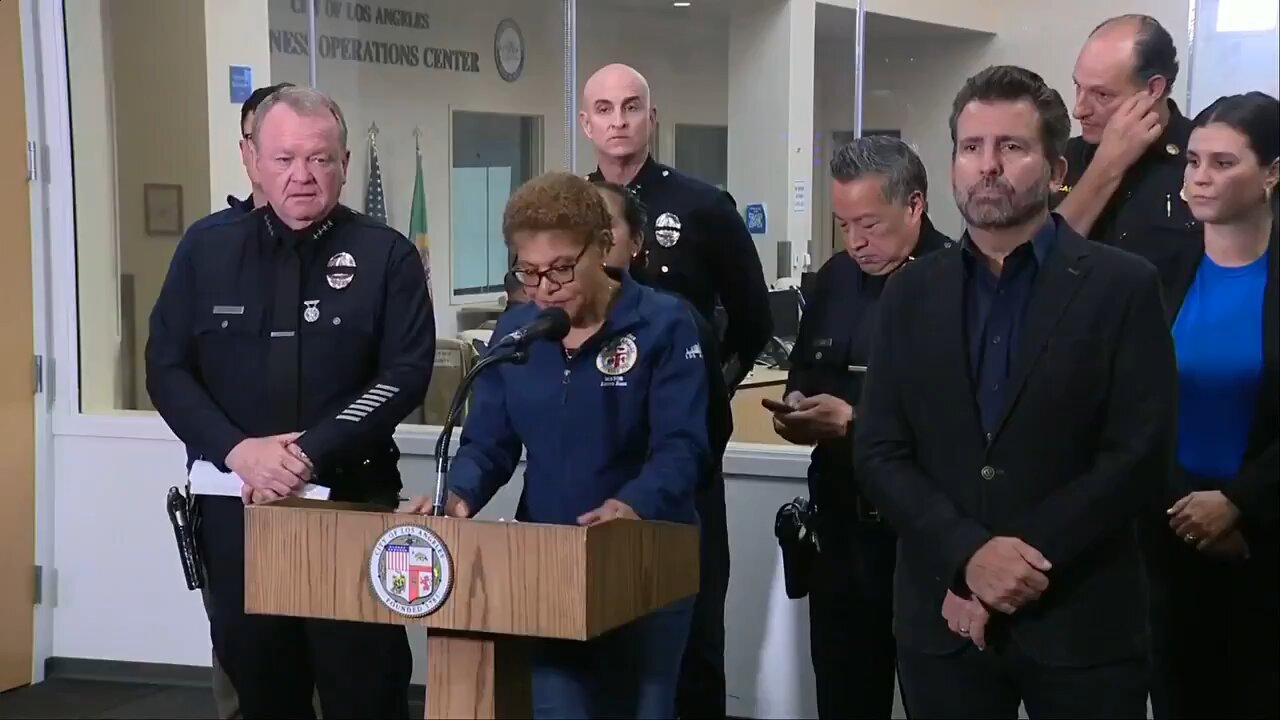 Los Angeles Mayor Bass orders curfew.