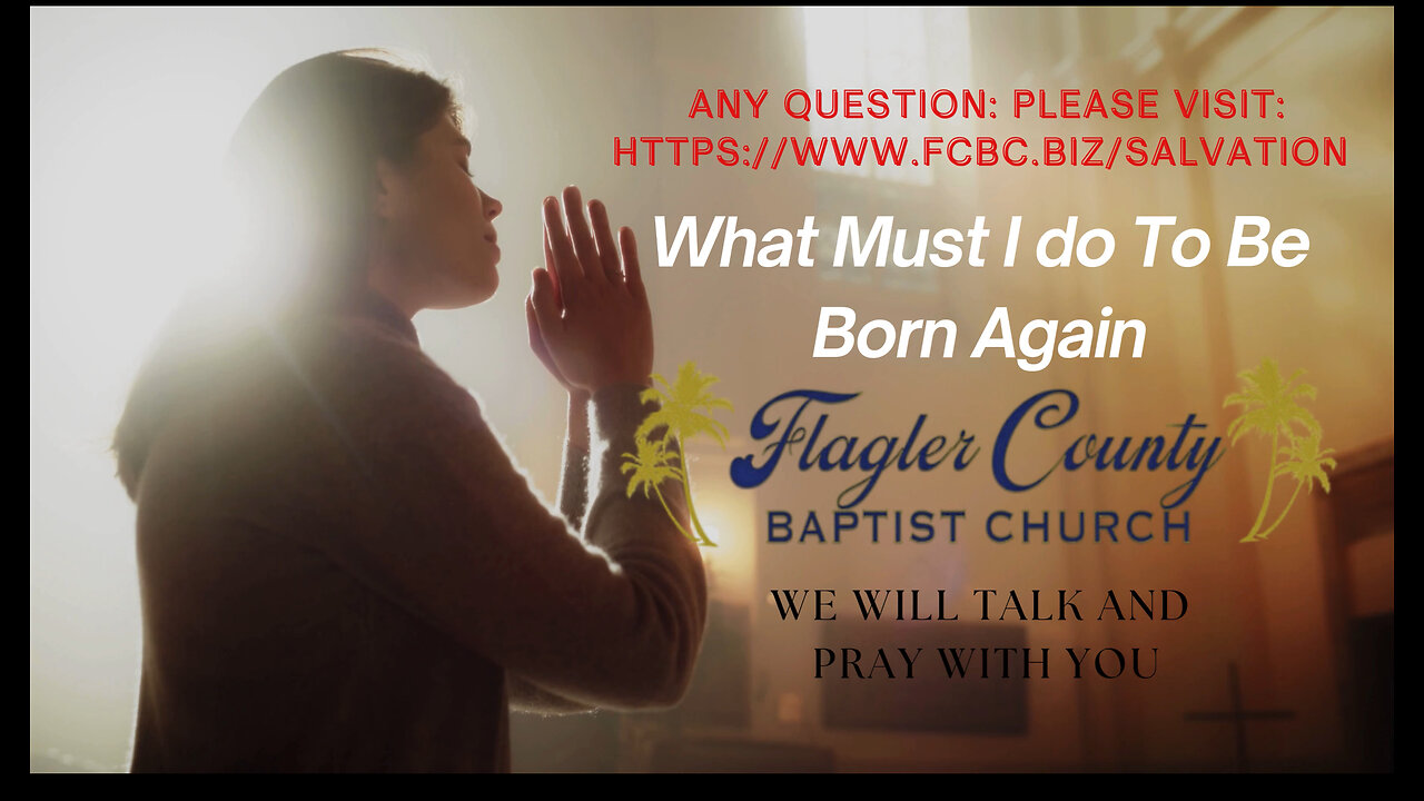 What Must I Do To Be Saved? We have the answer. Watch and contact us