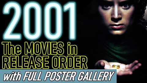 2001 Movie Timeline - WATCHLIST / POSTER GALLERY