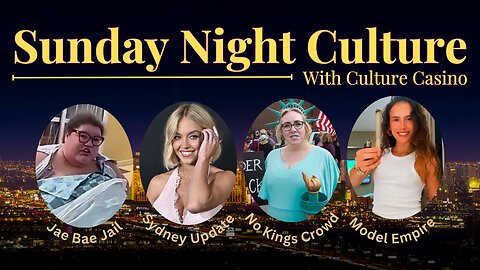 Sydney's New Look, Geezers Protest, Jae Bae Arrest Footage, Bikini Trafficker- Sunday Night Culture