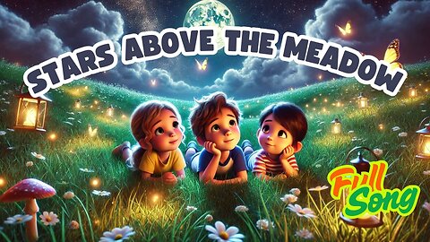 Stars Above the Meadow ✨ | Gentle Bedtime Nursery Rhyme for Kids