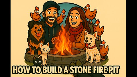 How To Build The ULTIMATE Stone Fire Pit