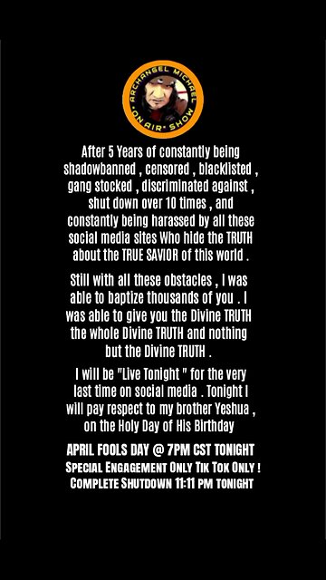 My Last Live & GOODBYE 👋