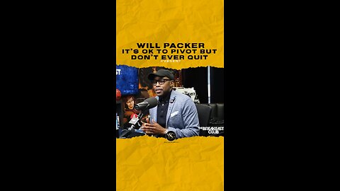 @willpowerpacker It’s ok to pivot but don’t ever quit