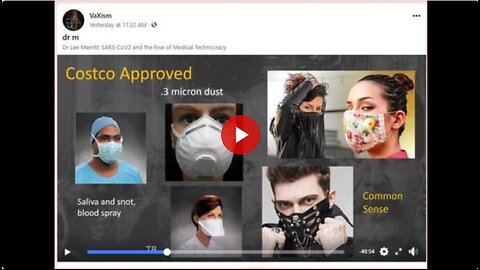 Dr. Merritt really good!!! On Masks